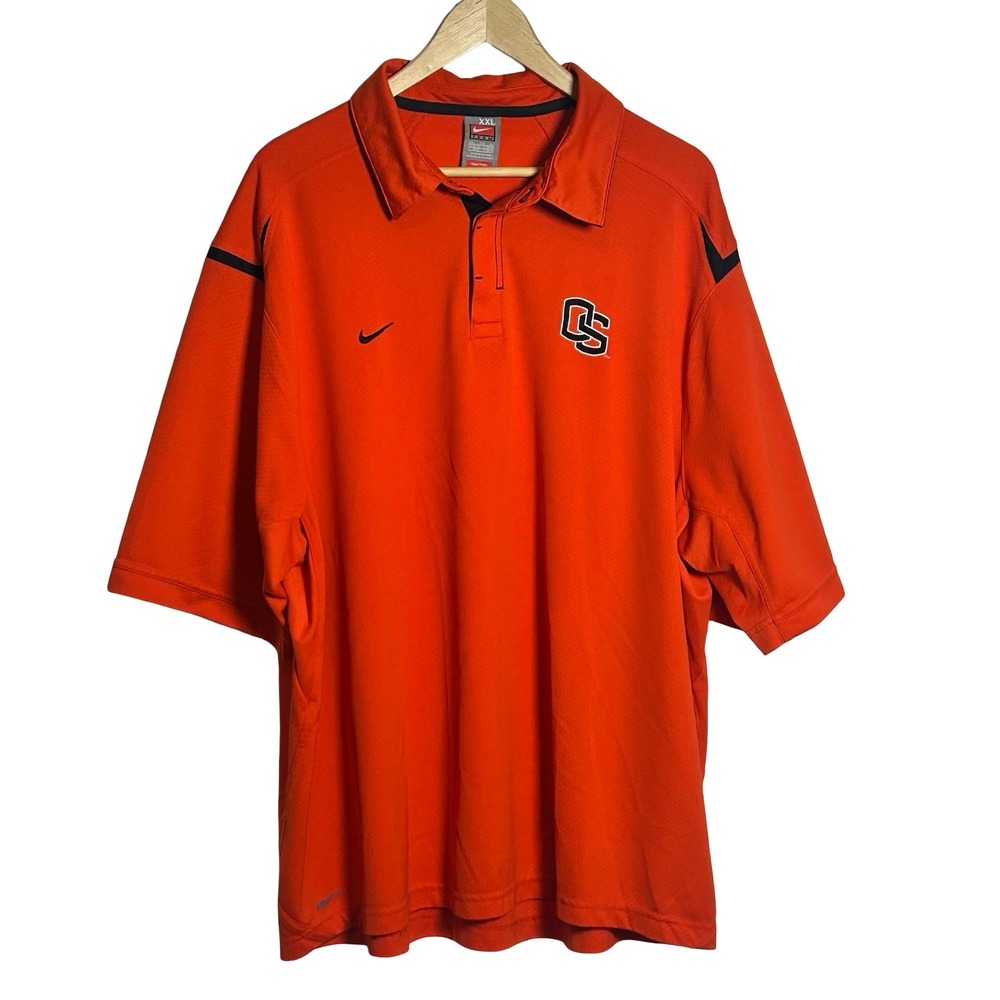 Nike Performance FITDRY OSU Beavers Polo Men's Size XXL Collegiate Activewear